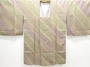 斜め縞模様道行コート